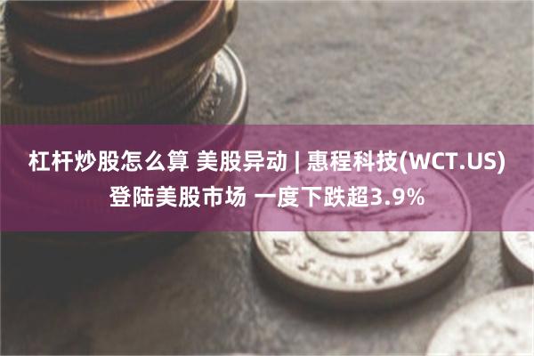 杠杆炒股怎么算 美股异动 | 惠程科技(WCT.US)登