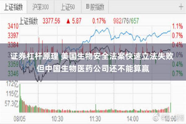 证券杠杆原理 美国生物安全法案快速立法失败 但中国生物医药公司还不能算赢