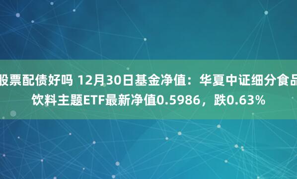 股票配债好吗 12月30日基金净值：华夏中证细分食品饮料主题ETF最新净值0.5986，跌0.63%